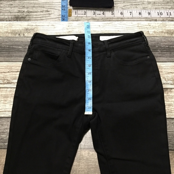 Anthropologie Pilcro High Rise Skinny Jeans, Black, Size 27 - Picture 5 of 8